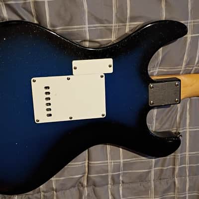 Danelectro Danoblaster Hearsay 2001 - 2004 Blue Sparkle Burst Single coil image 5