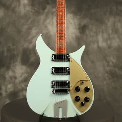 2006 Rickenbacker 350V63 pro refinish in BLUE BOY image 2