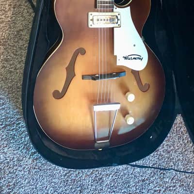 Vintage Harmony Rocket hollow body electric guitar made in usa image 15
