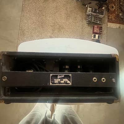 Garnet 4 channel PA head turned into Guitar amp 70's - BLACK image 8