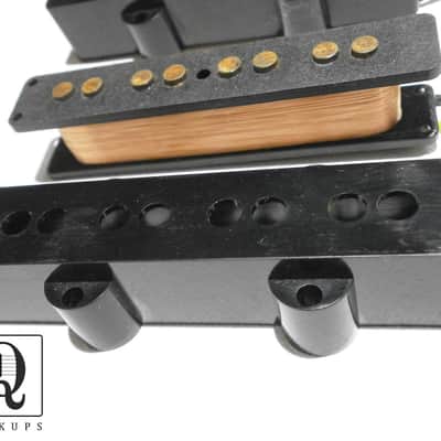 Jazz Bass Pickups A2 Aged Relic Hand Wound Alnico 2 Bridge Neck Fender by Q pickups image 1