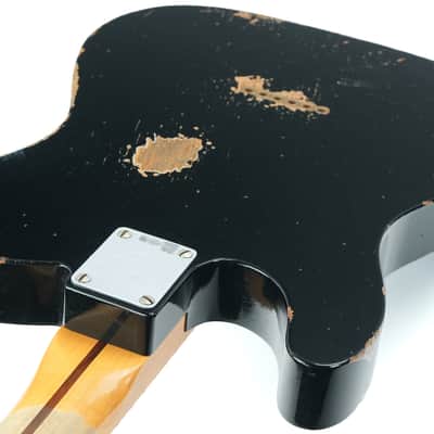 Fender Custom Shop Double Esquire Roasted Pine Relic Black 2022 image 9