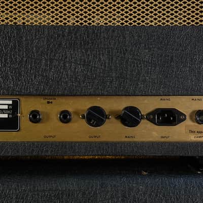 Marshall JMP 2203 Mk2 Master Model Lead 100-Watt Guitar Amp Head 1979 - Black image 8