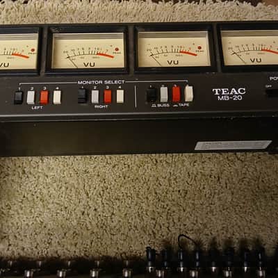 Teac Tascam 2A with MB 20 meter bridge 70's - Black with wood sides image 5