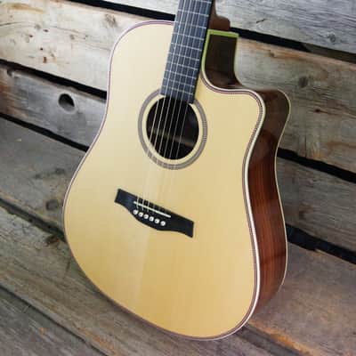 Seagull Artist Studio CW Deluxe Element Acoustic-Electric Guitar with TRIC Case, Used image 3