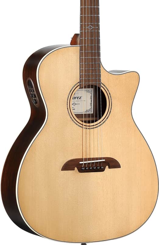 Alvarez AG70CE Grand Auditorium Acoustic-Electric Guitar, Solid Spruce Top image 1