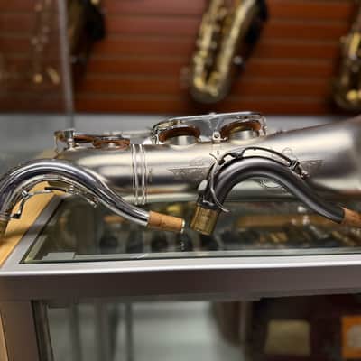 Cannonball Hotspur T5 Silver Black Big Bell Stone Series Tenor Saxophone image 4