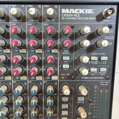 Mackie CR1604-VLZ 16-Channel 4-Bus Analog Mic/Line Mixer Vintage 1990's image 2