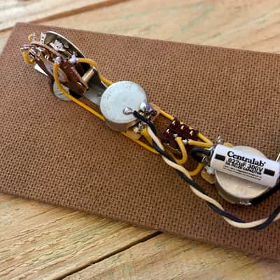 Fender American Deluxe Telecaster 3 Pickup Wiring Harness With On/On Switch image 1