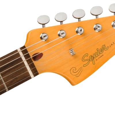 Fender Squier J Mascis Jazzmaster Electric Guitar with Tremolo - Vintage White image 6