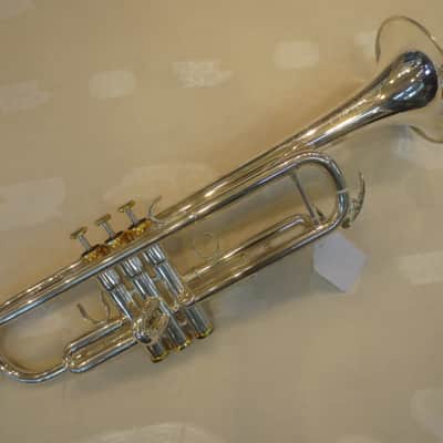 Musikwerks Pro Quality NEW Trumpet-Silver Plated-Abalone Buttons-Smooth Action! image 1