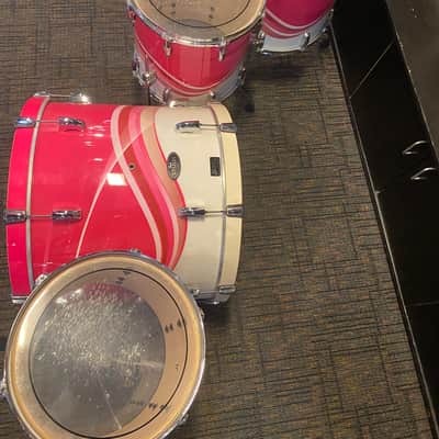 Pearl Vision Birch 5 Piece Shell Pack - White/Pink Swirl image 2