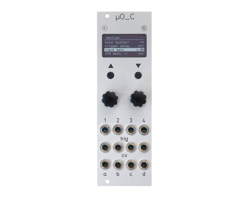Michigan Synth Works uO_C Micro Ornament and Crime - Silver with Clear Display image 1