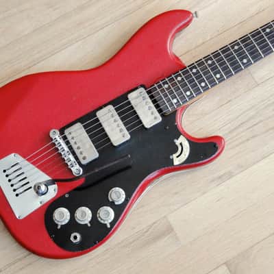 1964 Hofner 173 Vintage Electric Guitar Red Croc Selmer Super 3 w/ 510 Pickups image 1