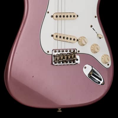 Fender Custom Shop Empire 59 Transition Stratocaster Journeyman Relic - Aged Burgundy Mist Metallic #18559 image 6