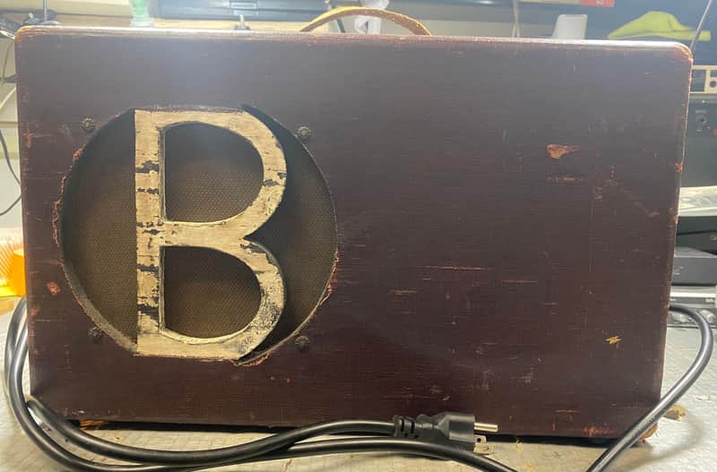 Unmarked Converted Film Projector Tube Guitar Amp image 1