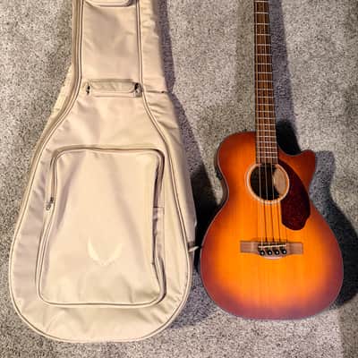 Fender Acoustic Bass CB-60SCE ACB 2010's - Aged Cherry Burst image 5