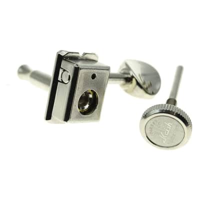 6 Inline Vintage Style Locking Tuners Guitar Tuning Keys Pegs Lock Guitar Machine Heads Fits Strat Tele Guitars Nickel image 5