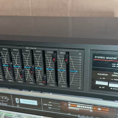 Technics SH-Z500 Stereo Graphic Equalizer Tested w/ Original Box Japan image 2