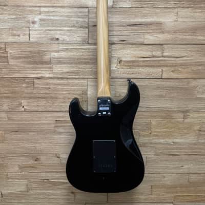 Memphis 302B Strat Style HSS electric guitar 1980's 1990's - Black- 6lbs 11oz image 13