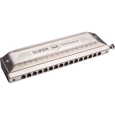 Hohner 7582/64 Super 64 Chromatic Harmonica | Reverb