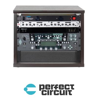 Gator GFW-ELITERK-8U-BRN Elite 8U Desktop Studio Rack (Brown) image 1