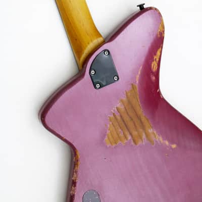 DWG Custom 34" Proto 4-String Bass Guitar Relic Roasted Pine image 15