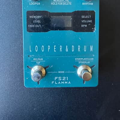 Flamma FS21 Looper & Drum 2021 - Present - Teal image 1