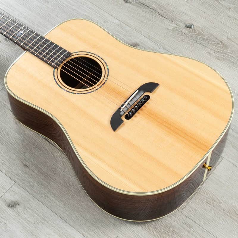 Mint Alvarez DYM70 Yairi Masterworks Dreadnought Acoustic Guitar, Solid AAA Sitka Spruce Top, Natural image 1