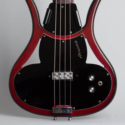 Ampeg AUSB-1 Electric Bass Guitar (1967), ser. #788, original black hard shell case. image 3