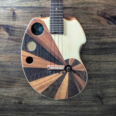 Rays Rootworks Electric acoustic Slimline concert ukulele 2026 - Oil image 1