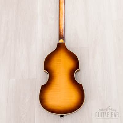 2004 Hofner 500/1 Vintage '63 Violin Beatle Bass Staple Pickup w/ Case, Germany image 3