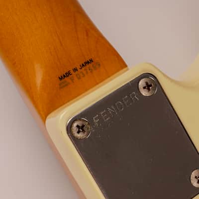 Fender Japan STD-62-50 Stratocaster 1986–1987 | Vintage White | Alnico Pickups | Made in Japan image 7