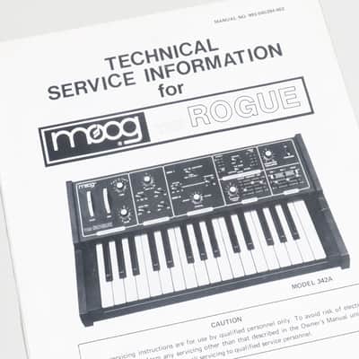 Moog the Rogue owner's manual by Herb Deutsch & technical service information image 2