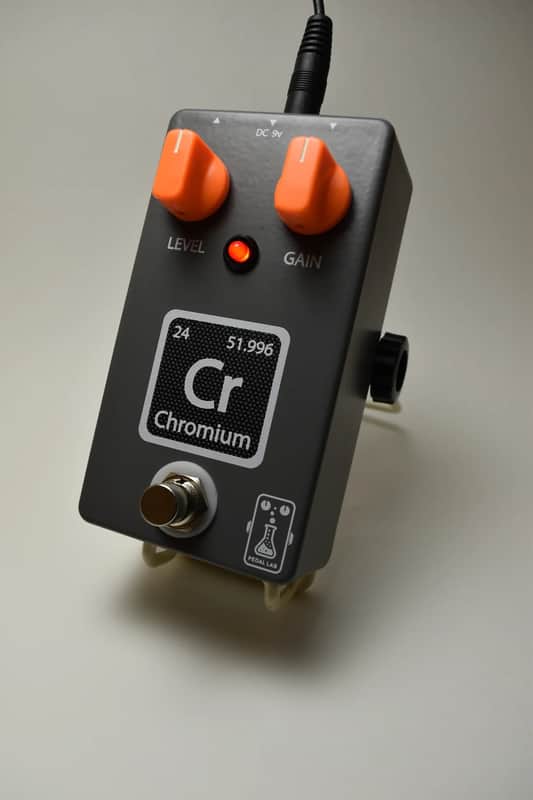 Loophole Pedals Chromium Boost 2024 - Orange Knobs image 1