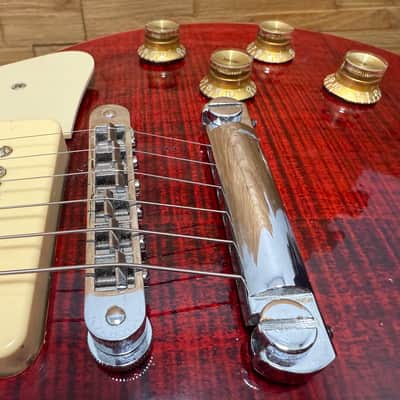 Gibson Les Paul Deluxe Guitar 30th Anniversary 2001 - Wine Red Flame Top w/Mods + OHSC image 24