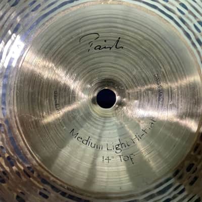 Paiste Signature Traditionals 14" Medium Light Hi-Hat Pair Modified image 6