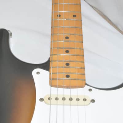 Fender Japan ST57(T)'57 Stratocaster 2-Tone Sunburst Electric Guitar Ref No 7481 image 6