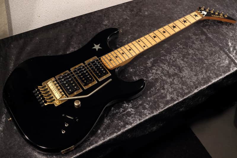 Kramer Sambora Signature Guitar 1989 Black w/ Gold Hardware image 1
