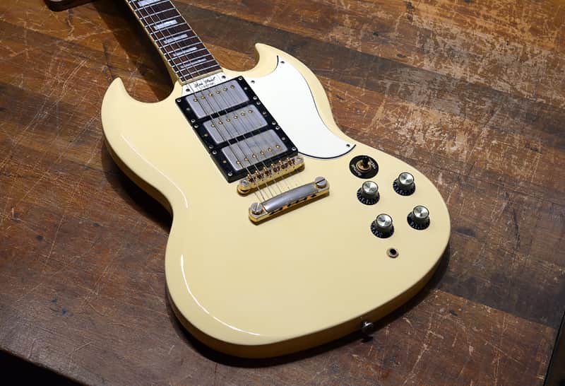 Epiphone G-400 Custom Antique White 2003' image 1