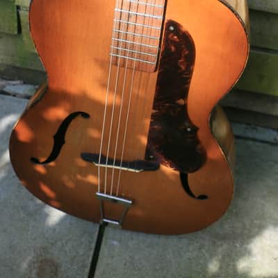 HOFNER ‘FOUR SQUARE’ VERY RARE EARLY 1952 ACOUSTIC GUITAR VINTAGE NEW STRINGS image 3