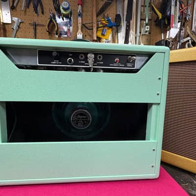 GVT  Vibro Tone JR Handwired NOS Guitar amplifier blackface 1964 / Surf Green Vibro champ  AA764 image 9
