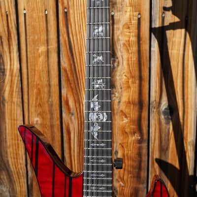 Schecter DIAMOND SERIES Synyster Gates Standard Plus   Transparent Deep Red 6-String Electric Guitar image 9