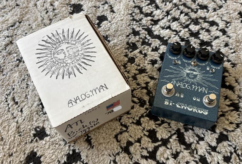 Analogman Bi-Chorus Deluxe Dual Chorus Pedal Mint Rare image 1