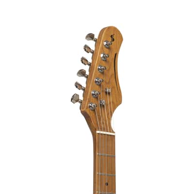 Stagg Electric Guitar Vintage Series 55 in Fiesta Red image 5