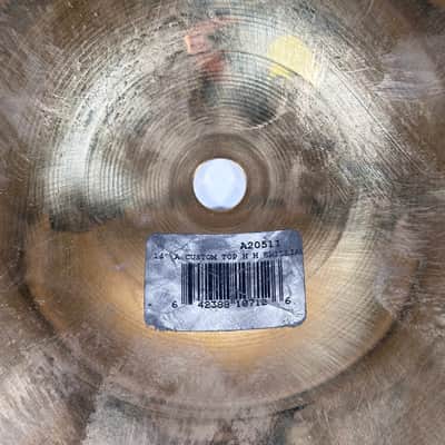 Zildjian 14" A Custom Hi-Hats Set Top & Bottom image 12