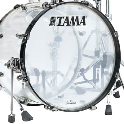 Immagine Tama MBAB22DZBN-CI  Starclassic Mirage 50th Anniversary Bass Drum 22" x 16" - Crystal Ice/Black Nickel HW/without Tom Holder - 4