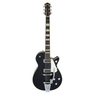 Gretsch G6128T-53 Vintage Select '53 Duo Jet 6-String Electric Guitar - Right-Handed (Black) Bundle with Gretsch G9500 Jim Dandy Acoustic Guitar (Frontier Stain) image 2