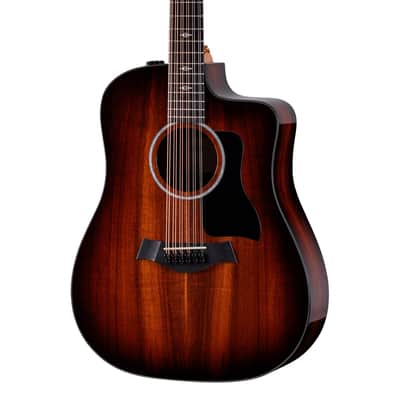 Taylor Somos 260ce-K DLX Doce Doble 12-string Koa Shaded Edgeburst w/case image 1