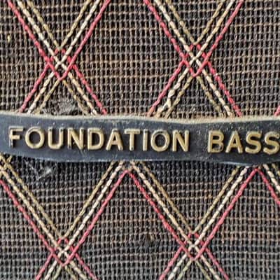 1960's VOX Foundation 1x18" bass speaker cabinet w/original speaker image 5